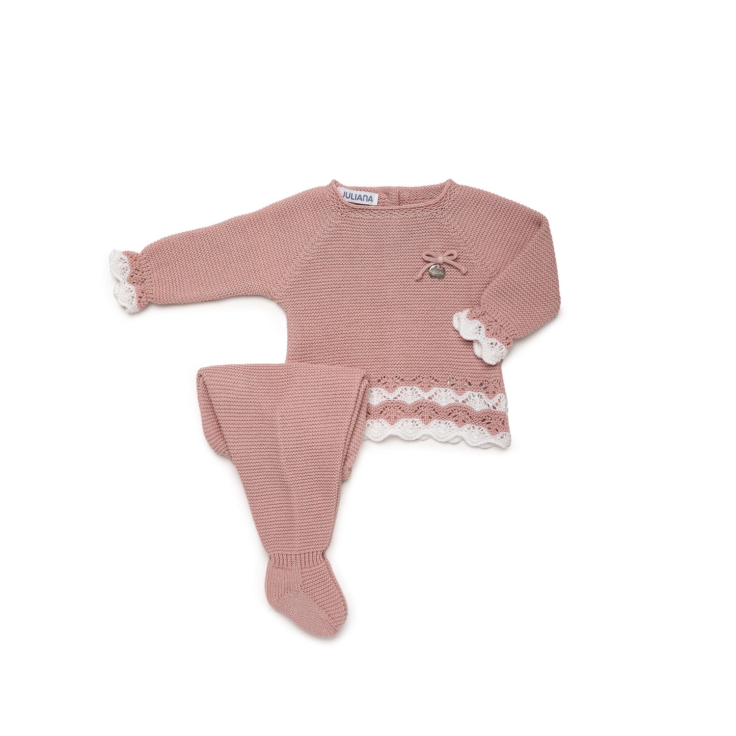 Conjunto bebé maquillaje/blanco