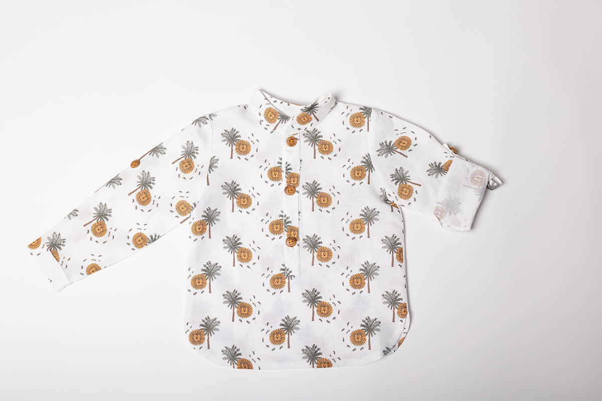 Conjunto niño Palmeras Kids Chocolate.