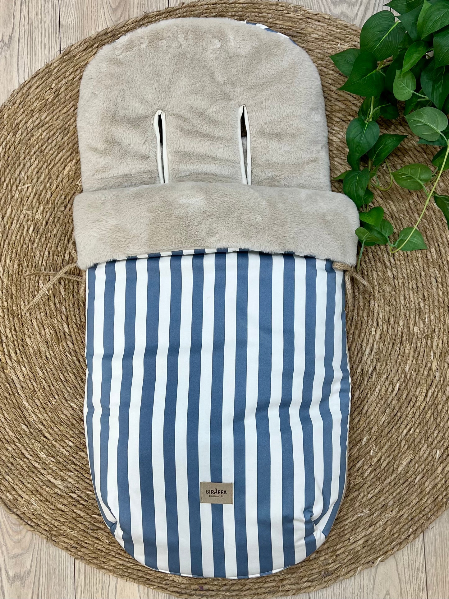 Saco silla Giorgia La Giraffa Bianca e Blu.