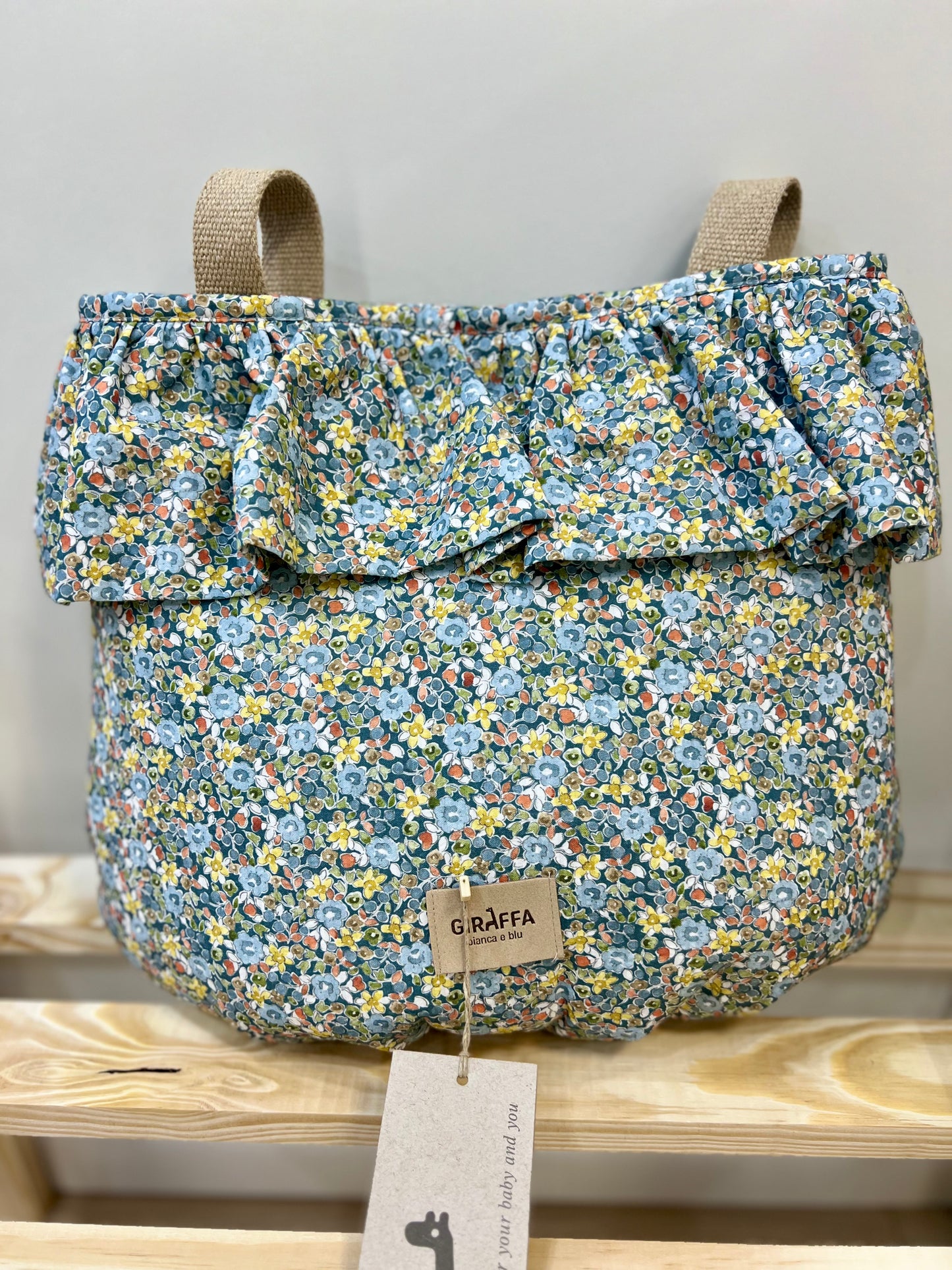 Bolso sweet blauet La Giraffa Bianca e Blu