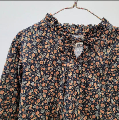 Blusa niña flor caldera Mia y Lia - Mia y Lia