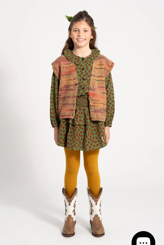 Blusa + falda manzanas verdes de Piupiuchick