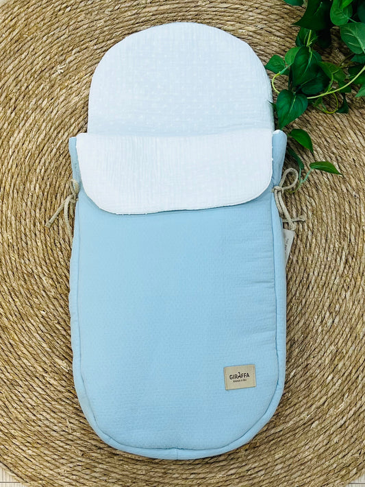 Saco cuco muffi La Giraffa Bianca e Blu