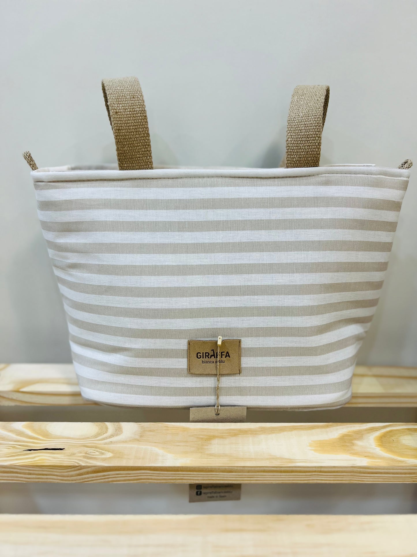 Minibag two Ragazzi La Giraffa bianca e blu