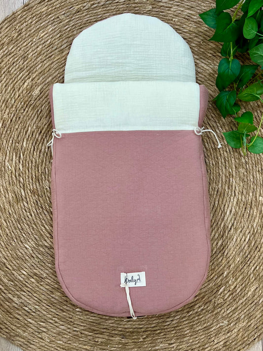 Saco cuco crepe La Giraffa Bianca e Blu