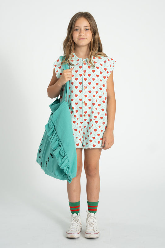 Mono niña ""Red Hearts Allover" de Piupiuchick