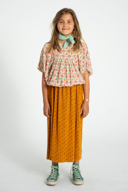 Blusa "yellow cherrie" de Piupiuchick - Piupiuchick