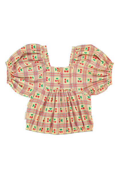 Blusa "yellow cherrie" de Piupiuchick - Piupiuchick