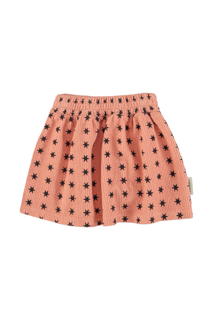 Falda corta | Rosa con estrellas negras - Piupiuchick