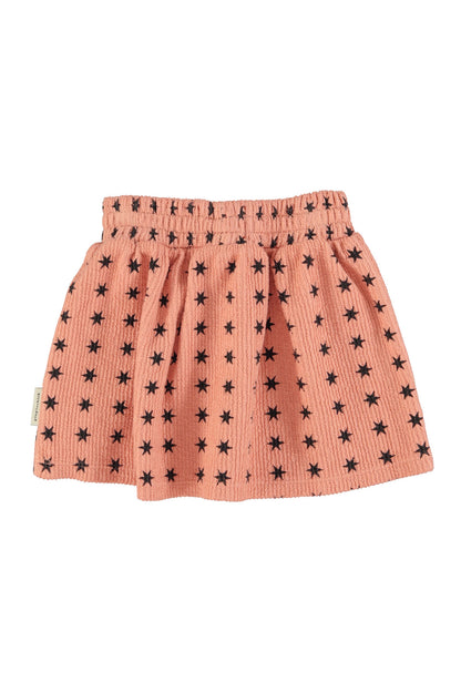 Falda corta | Rosa con estrellas negras - Piupiuchick