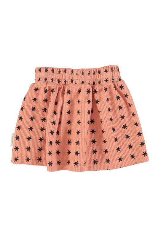 Falda corta | Rosa con estrellas negras