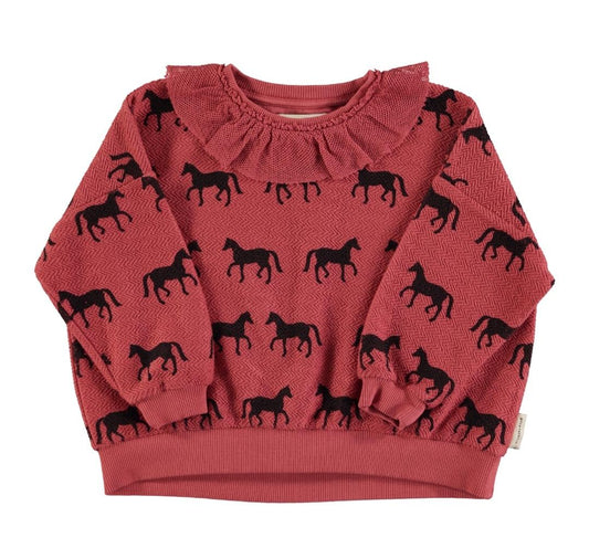 Sudadera caballos negros de Piupiuchick