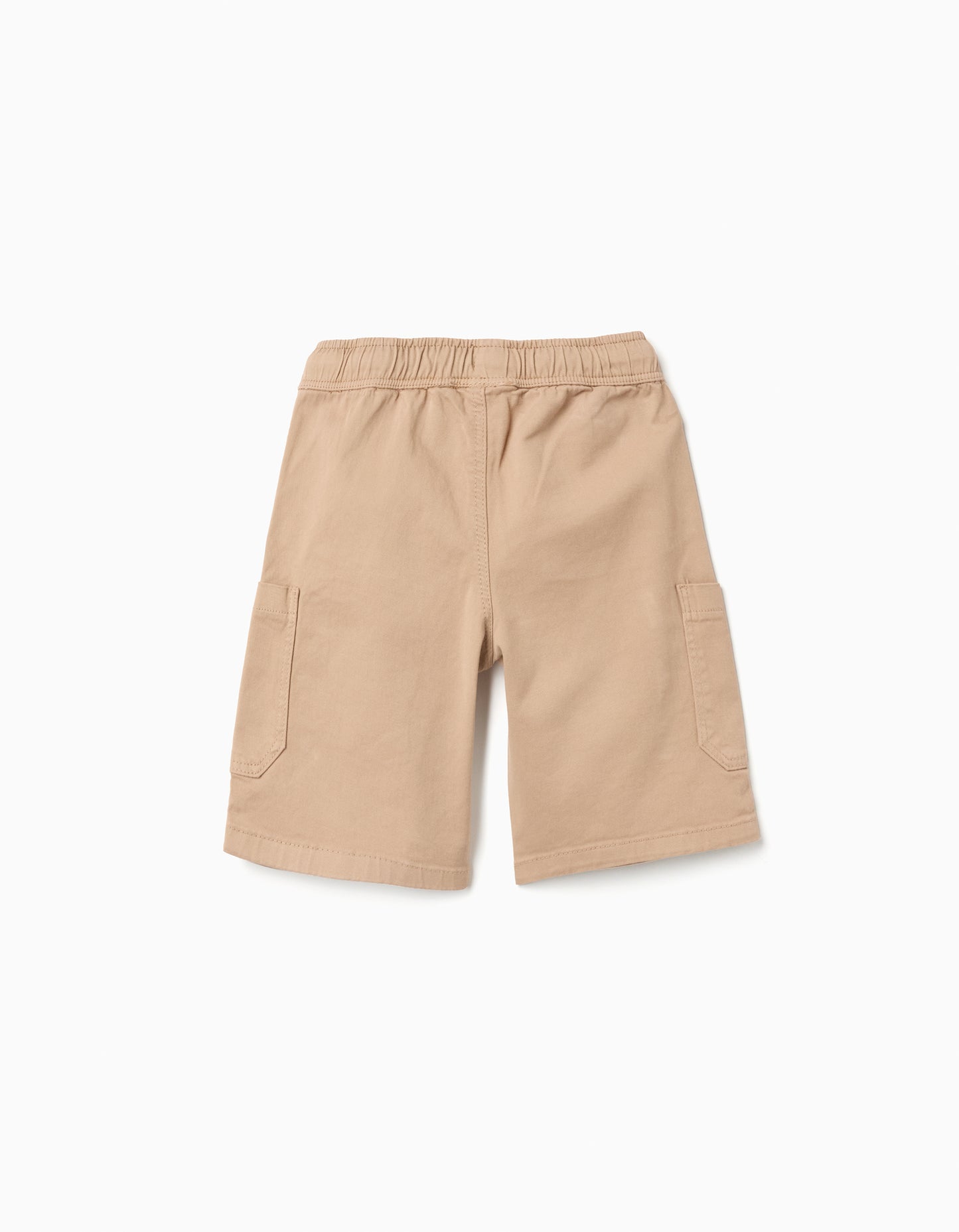 Bermudas niño sarga beige