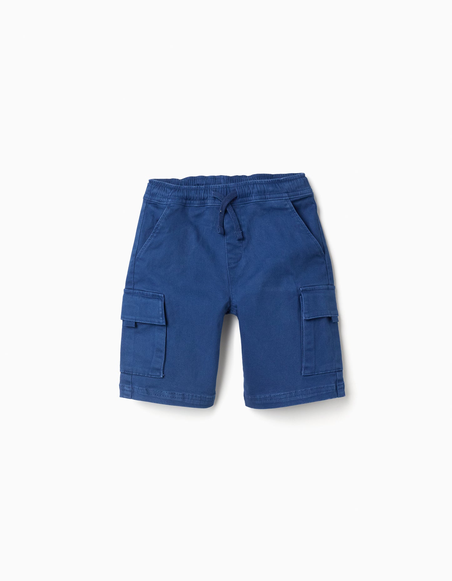 Pantalón niño corto sarga azul oscuro