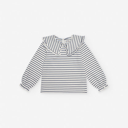 Camiseta niña rayas blanca - Zippy
