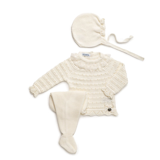 Conjunto bebé blanco Juliana