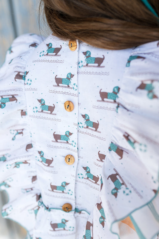 Vestido Teckel Nadador Kids Chocolate