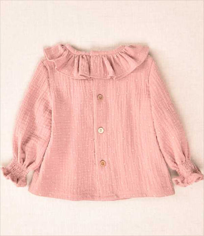 Blusa bebé rosa plumeti  Rosette