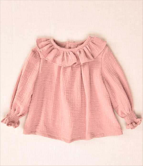 Blusa bebé rosa plumeti  Rosette