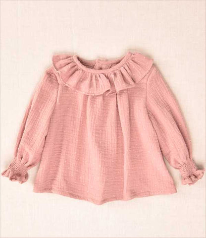 Blusa bebé rosa plumeti  Rosette