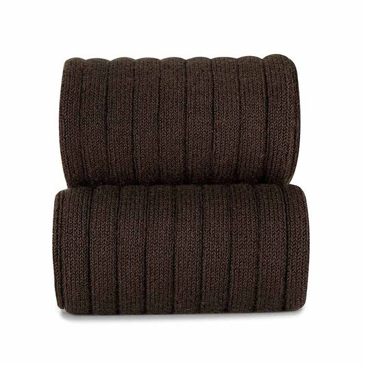 Leotardo canalé marrón