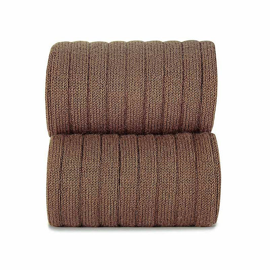 Leotardo canalé tabaco