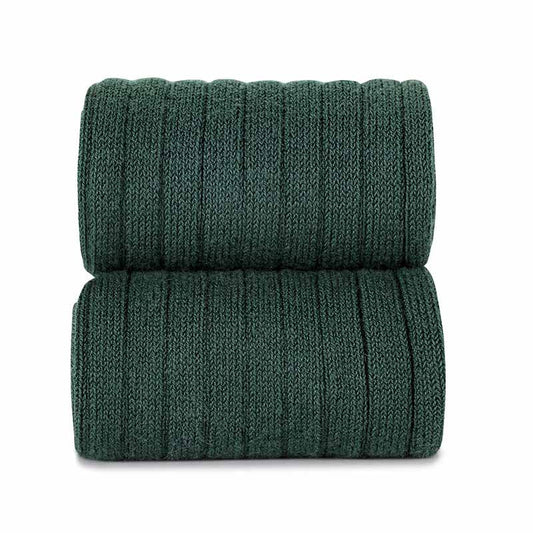 Leotardo canalé verde botella