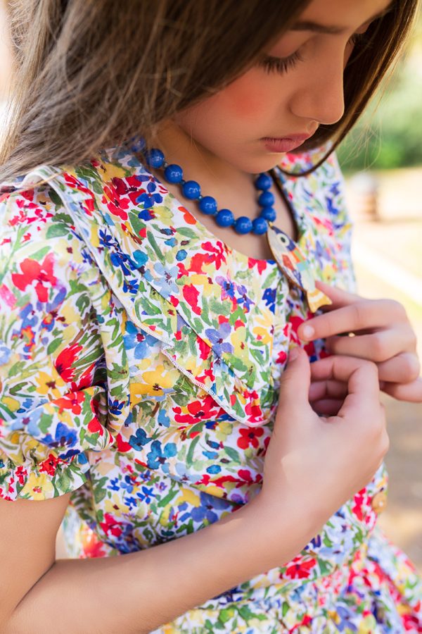 Conjunto mil flores Kids Chocolate