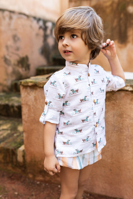Conjunto niño Teckel Nadador Kids Chocolate