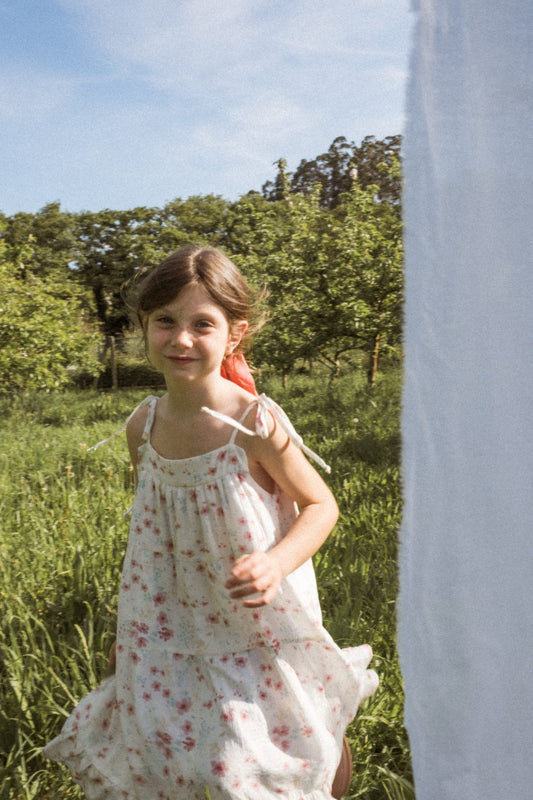 Vestido midi estampado de Mia y Lia