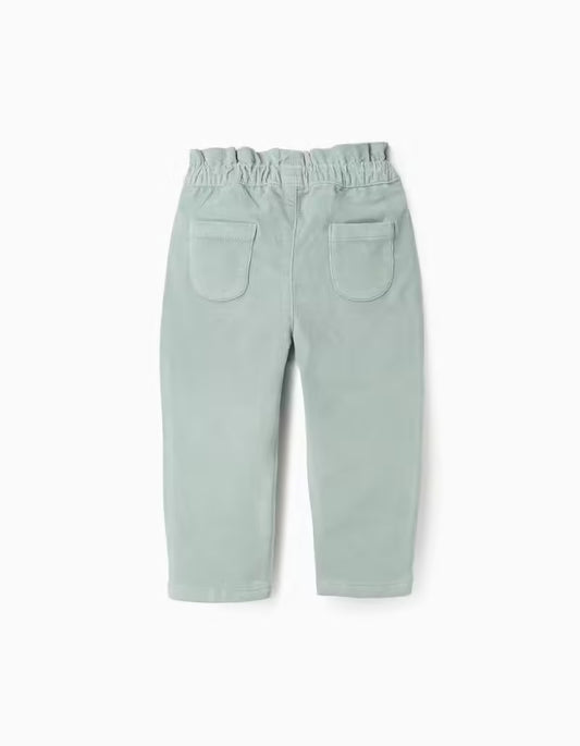 Pantalones de pana verde