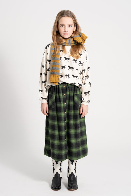 Sudadera caballos negros de Piupiuchick