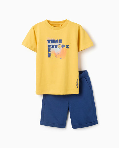 Conjunto de niño 100% algodón y con estampado - Zippy