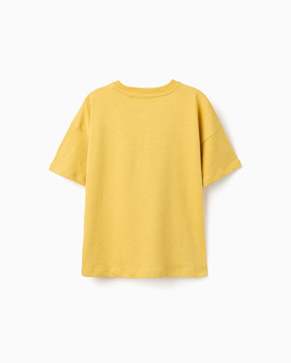 Camiseta de niño estampada amarilla - Zippy