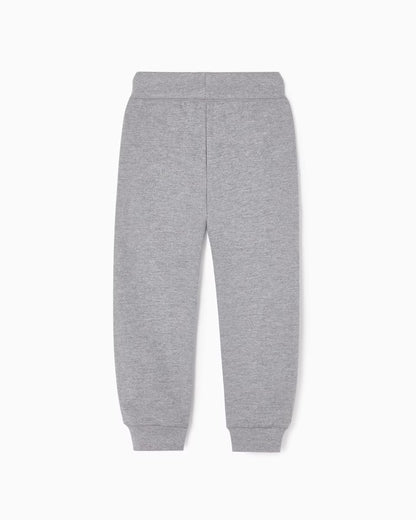 Pantalón Niño Jogger de Algodón Gris - Zippy