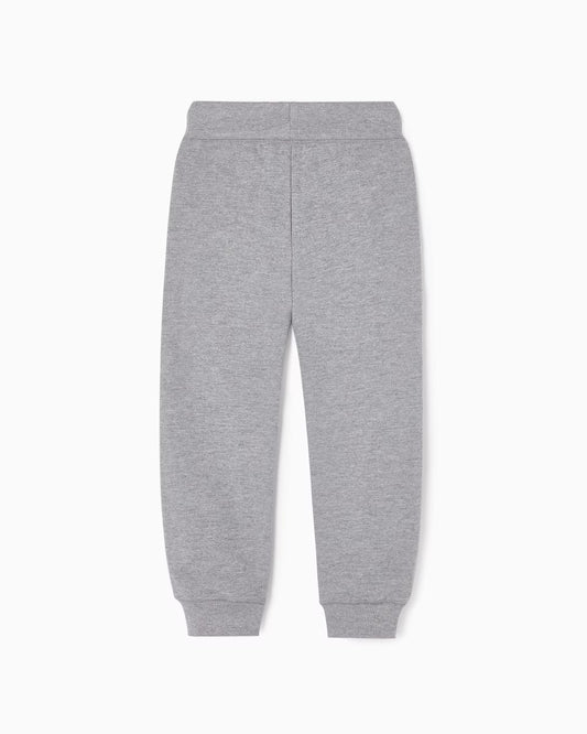 Pantalón Jogger de Algodón Niño Gris