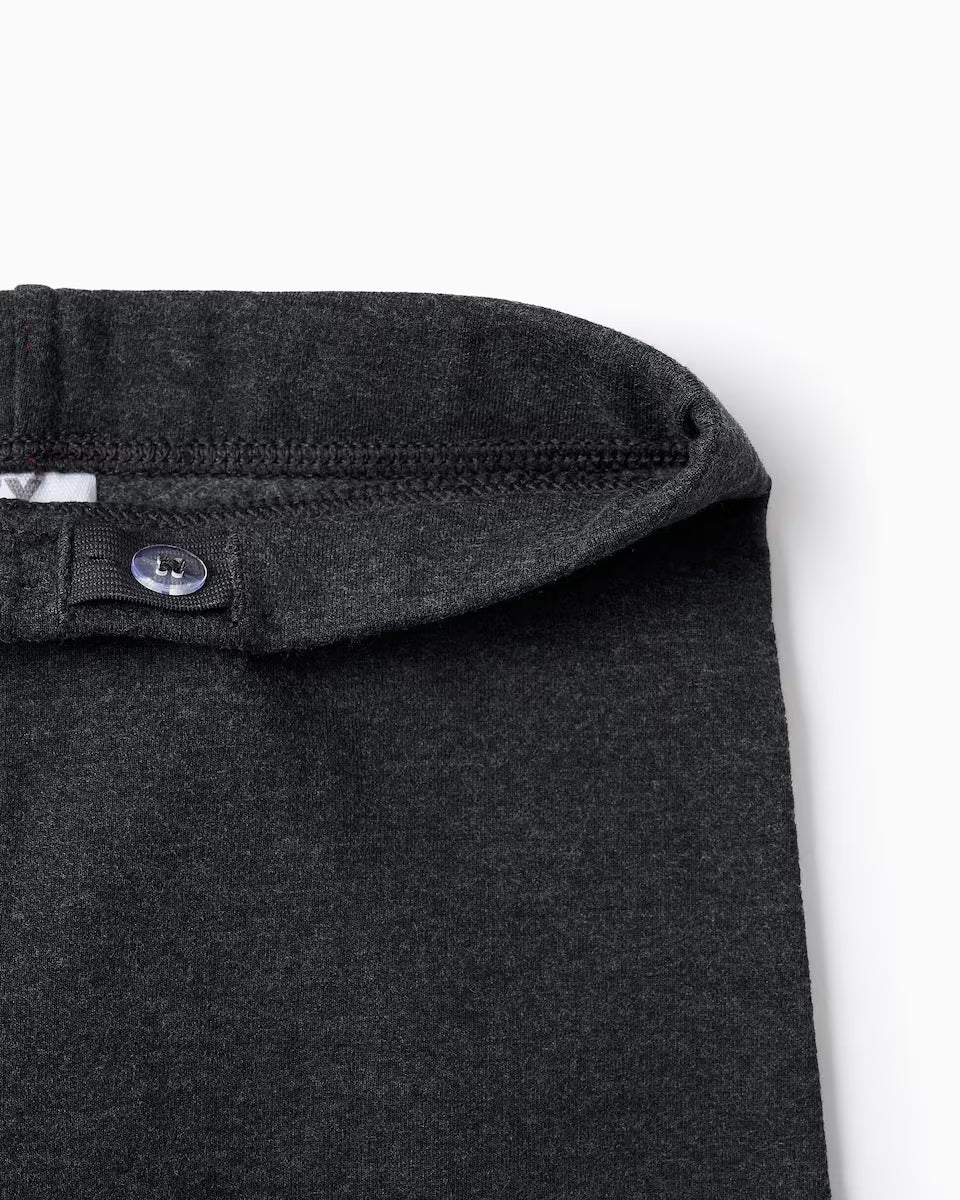Legging Fleece gris oscuro