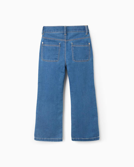 Vaquero de niña flare fit